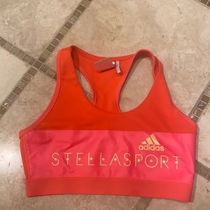 Adidas X Stella McCartney Color block sports bra